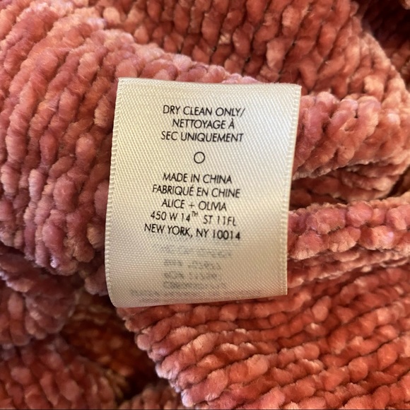 Alice + olivia Rosy Laticia Hoodie Sweater Sz M - Picture 8 of 13